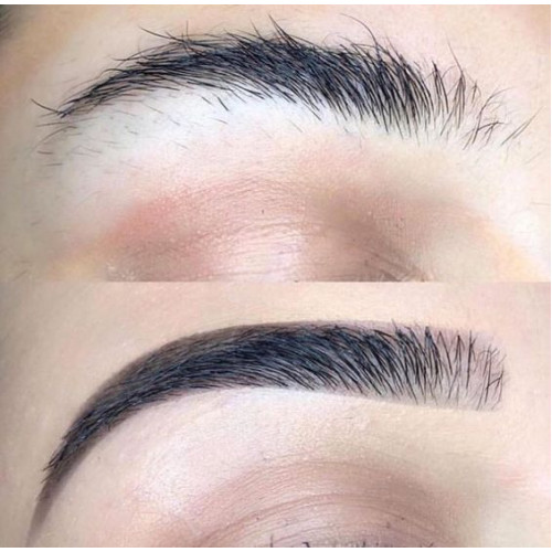 Eyebrow shaping and tinting